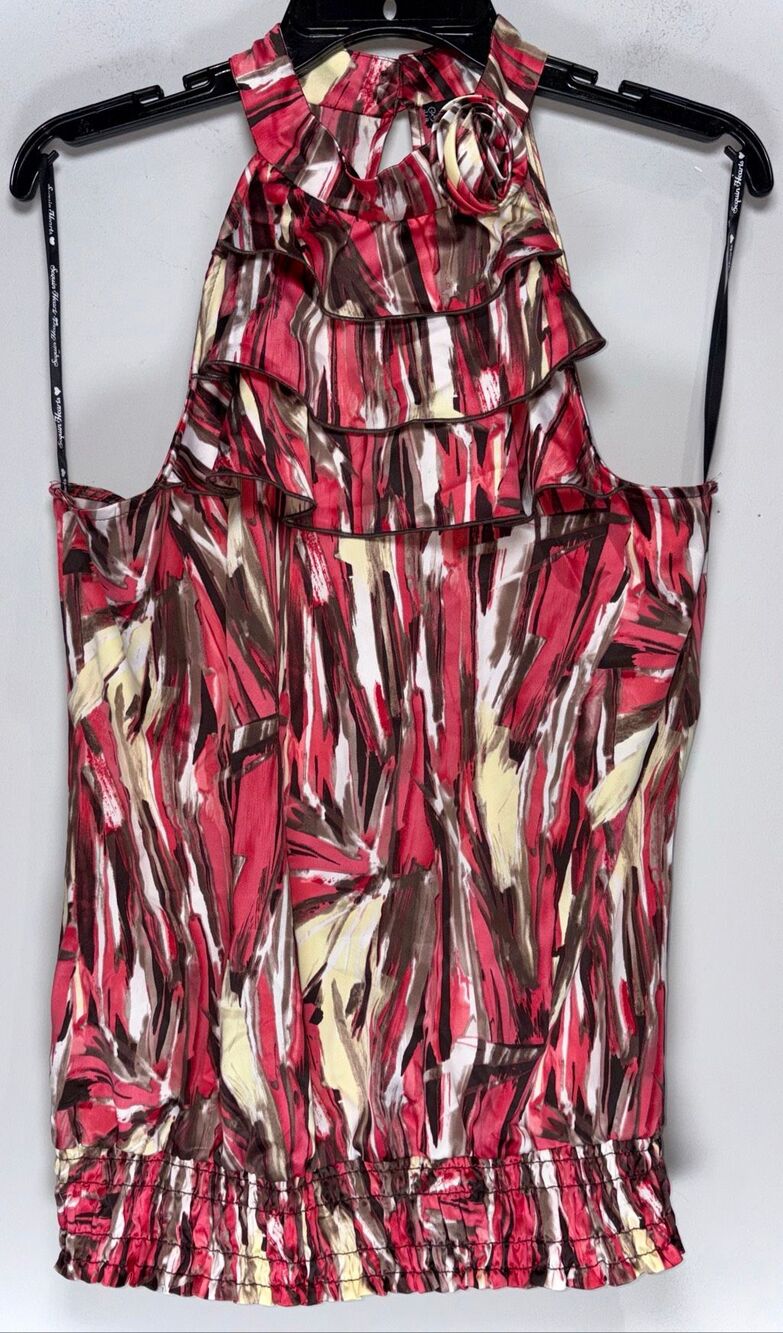 Sequin hearts y2k tank size large